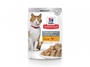 Hills Science Plan™ Sterilised Cat Young Adult Chicken 12 x 85g